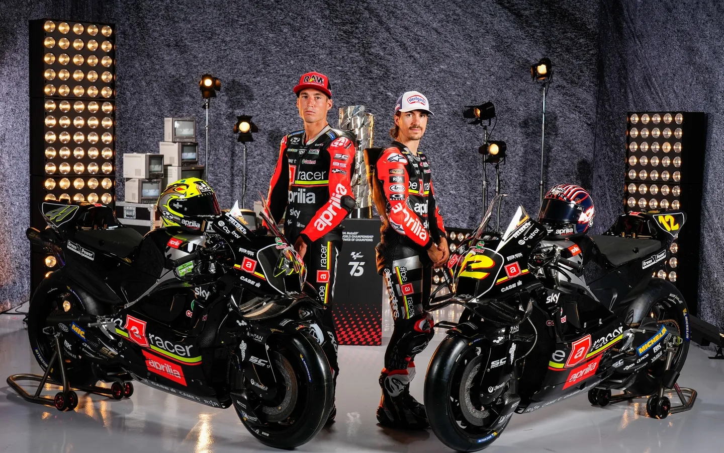 Livrea retrò Aprilia Racing