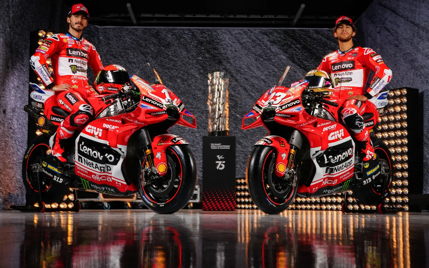 Livrea retrò Ducati Lenovo