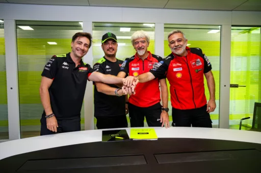 Gigi Dall'Igna, Alessio Salucci, Mauro Grassilli and Pablo Nieto