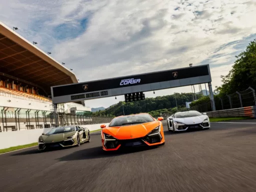 Lamborghini Revuelto e Huracán Tecnica in pista in Cina