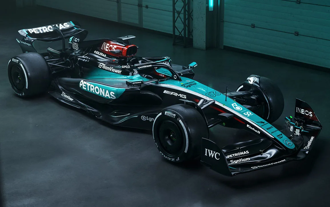 Mercedes F1 Petronas Livrea Singapore 2024