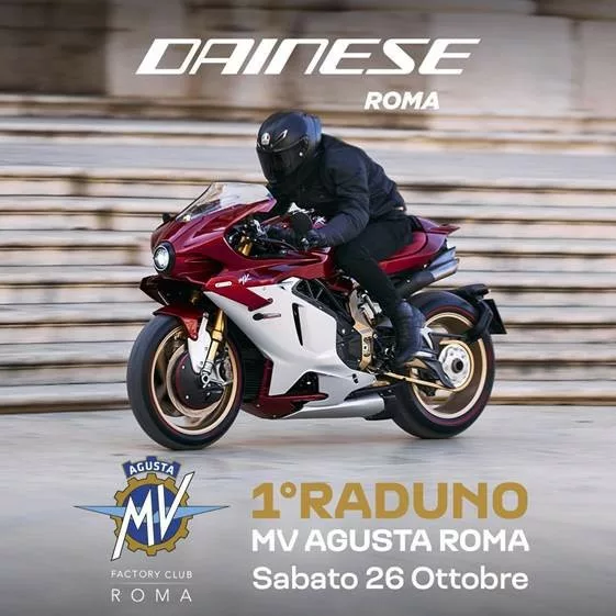 motoraduno MV Agusta Roma sabato 26 ottobre