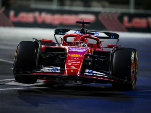 Charles Leclerc Ferrari F1 Las Vegas