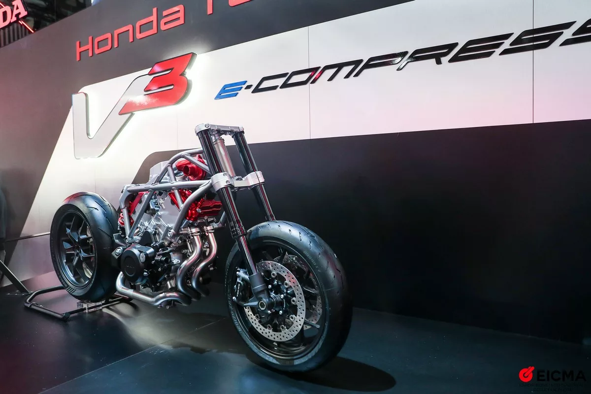 Honda V3 eCompressor EICMA