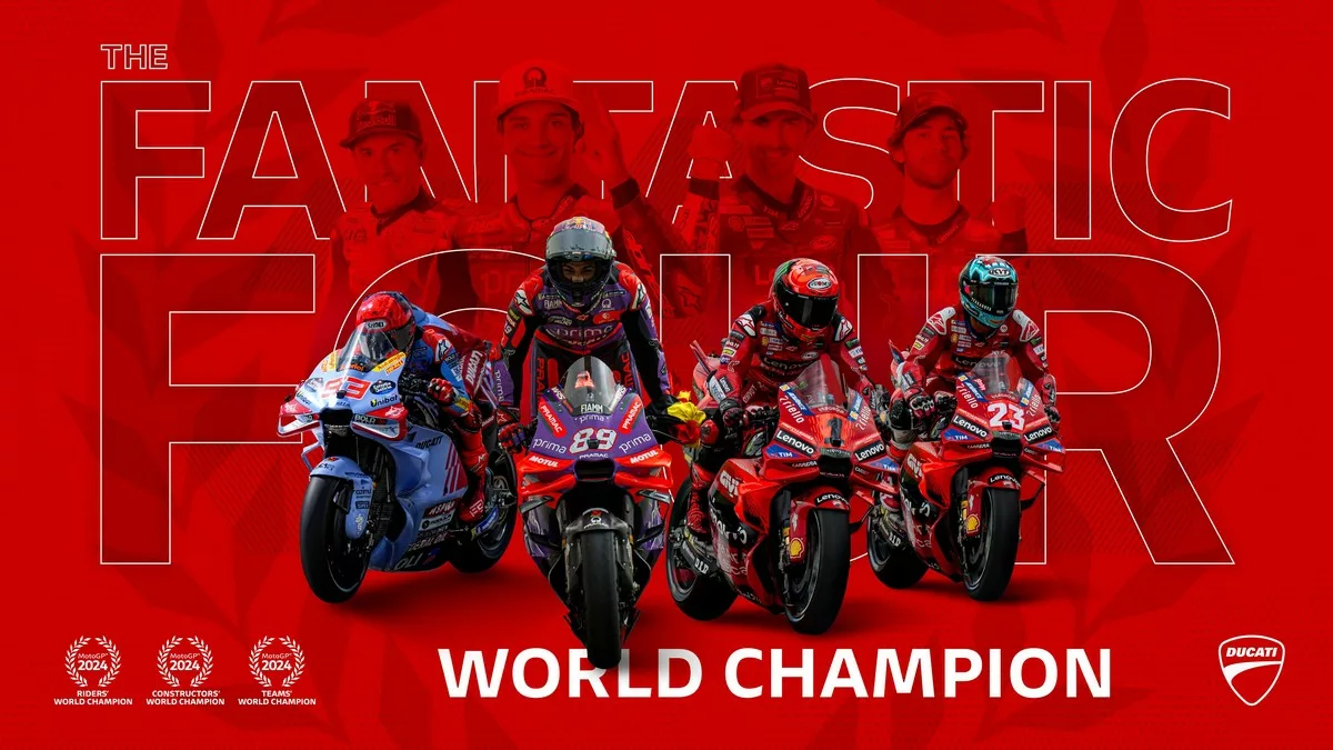 Ducati Campione del Mondo MotoGP 2024