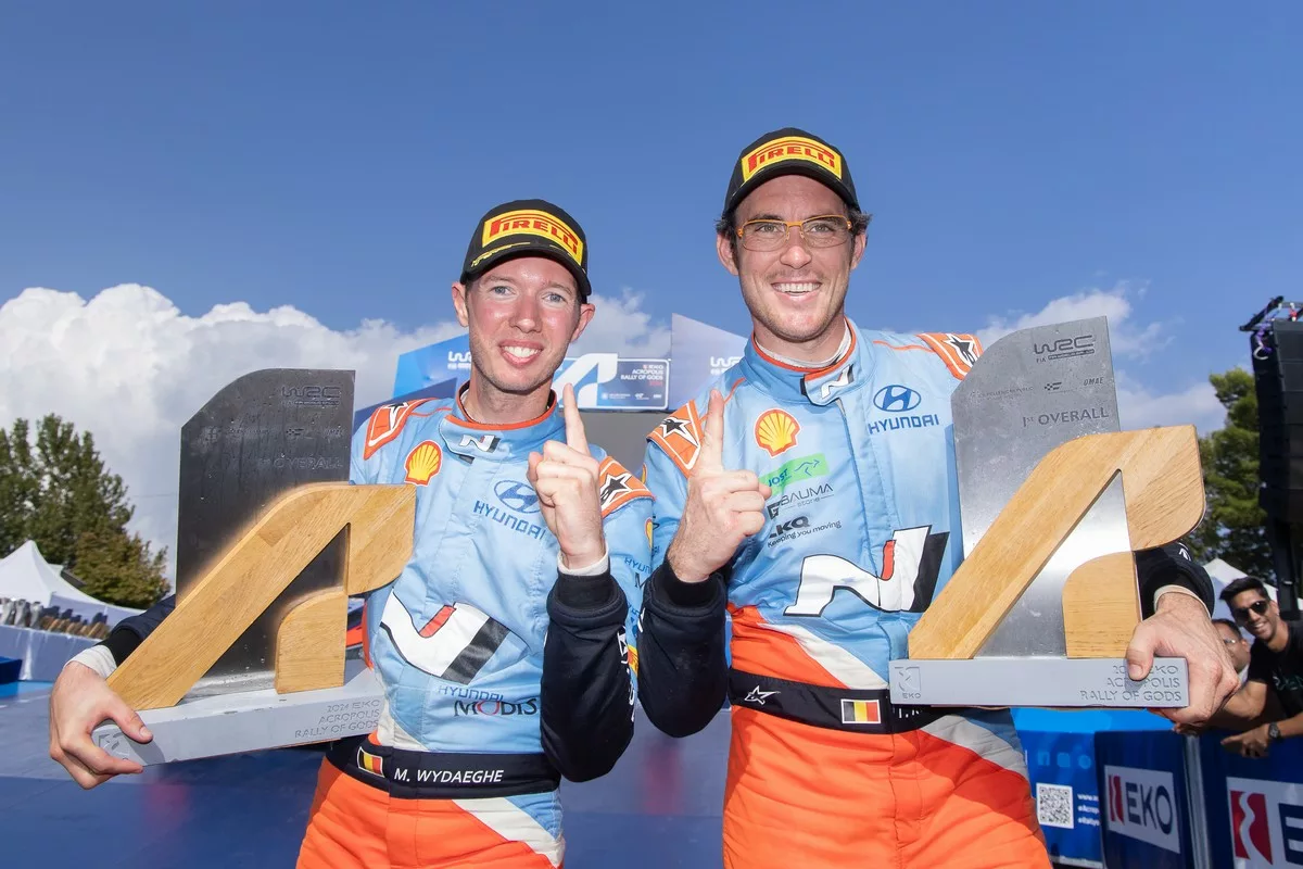 Thierry Neuville, Martijn Wydaeghe, Hyundai i20 N Rally1 Hybrid