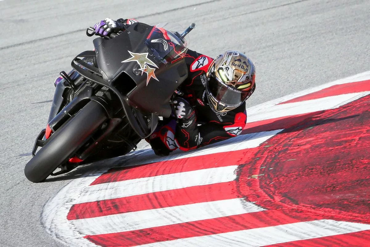 Jorge Martin Aprilia Test MotoGP Barcellona