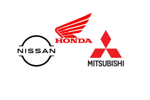 Loghi Honda Nissan Mitsubishi