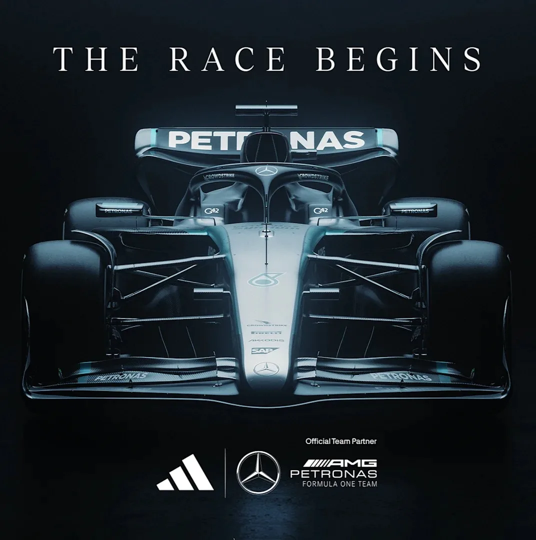 Adidas Mercedes-Benz F1 team