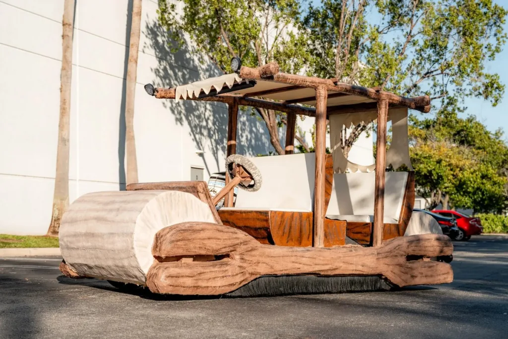 Golf cart elettrico Flintstones Flintmobile