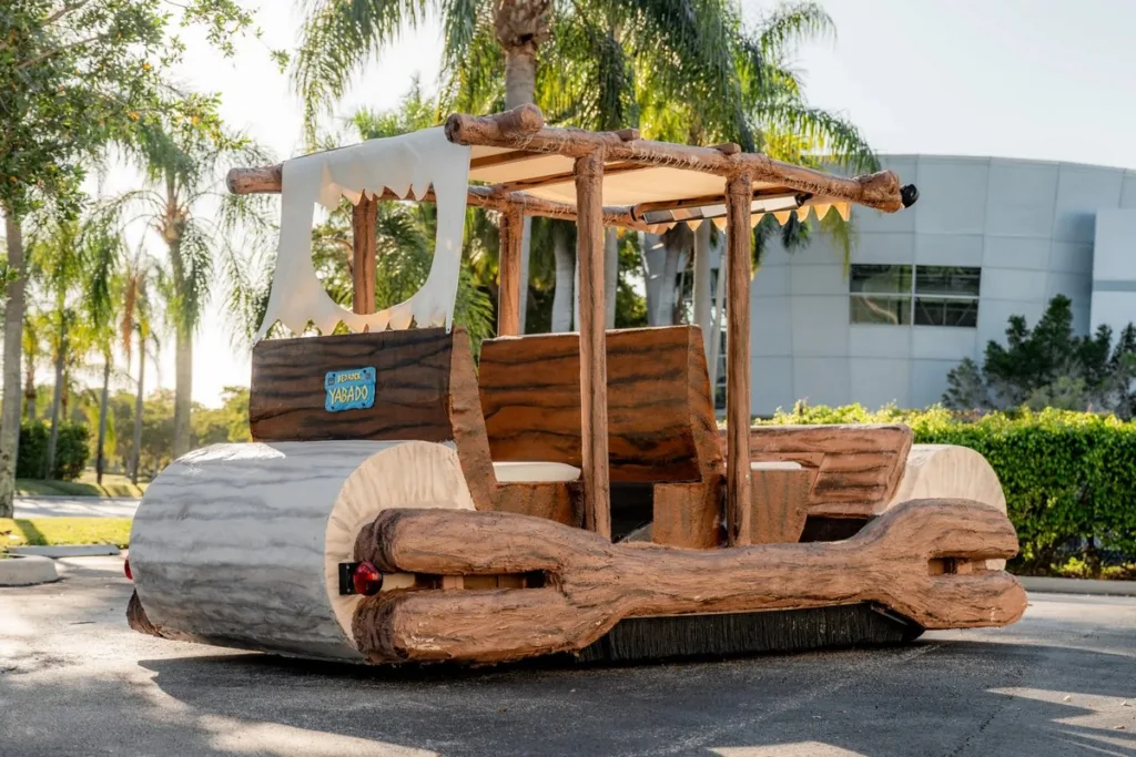 Golf cart elettrico Flintstones Flintmobile