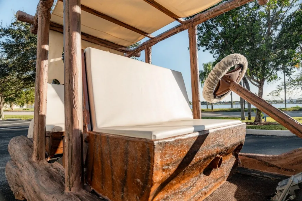 Golf cart elettrico Flintstones Flintmobile