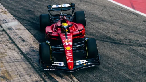 Hamilton Ferrari Barcellona