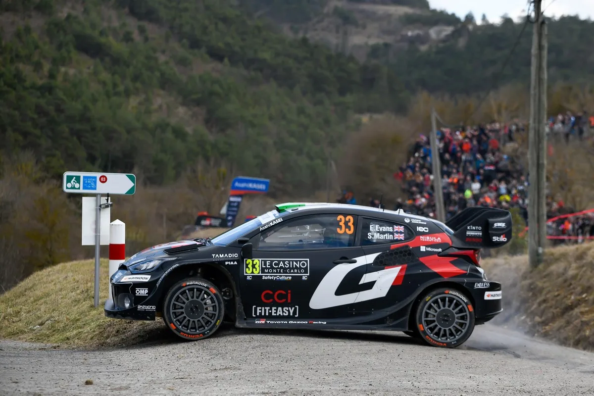 Rally Monte-Carlo 2025 OYOTA GAZOO Racing Elfyn Evans