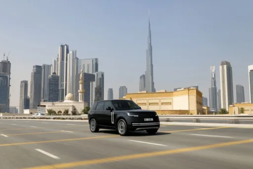 Range Rover Electric Desert Test