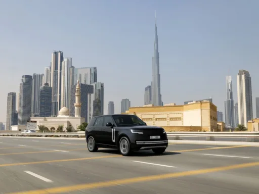 Range Rover Electric Desert Test