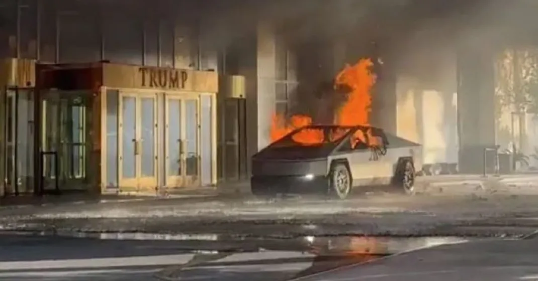 Tesla Cybertruck Explosion Las Vegas