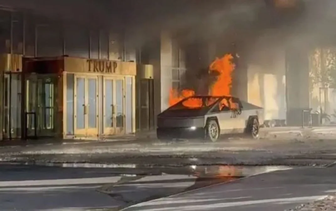 Tesla Cybertruck Explosion Las Vegas