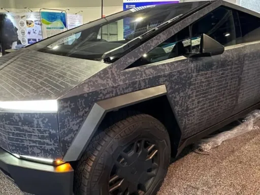 Tesla Cybertruck con rivestimento solare