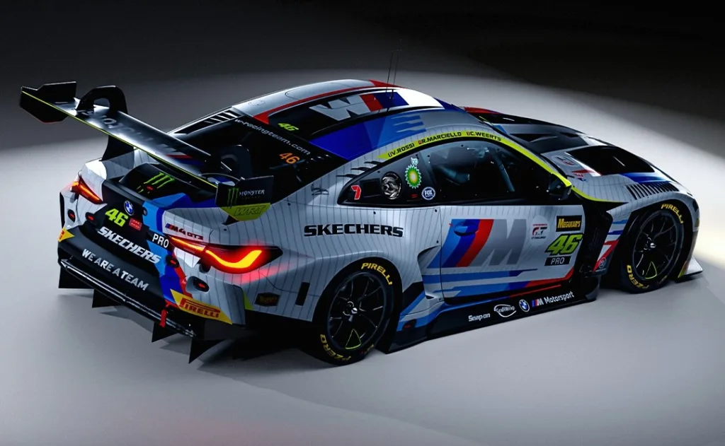 BMW M4 GT3 Valentino Rossi Team WRT