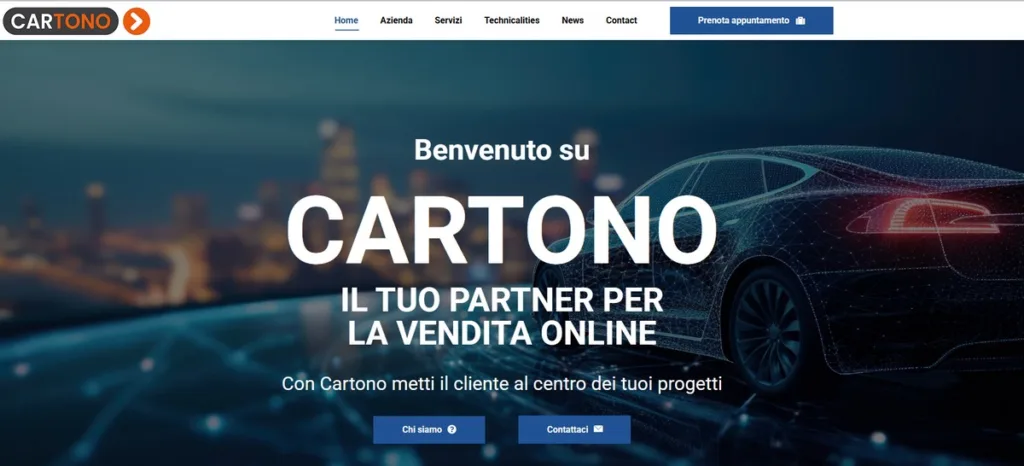 Cartono vendita auto online