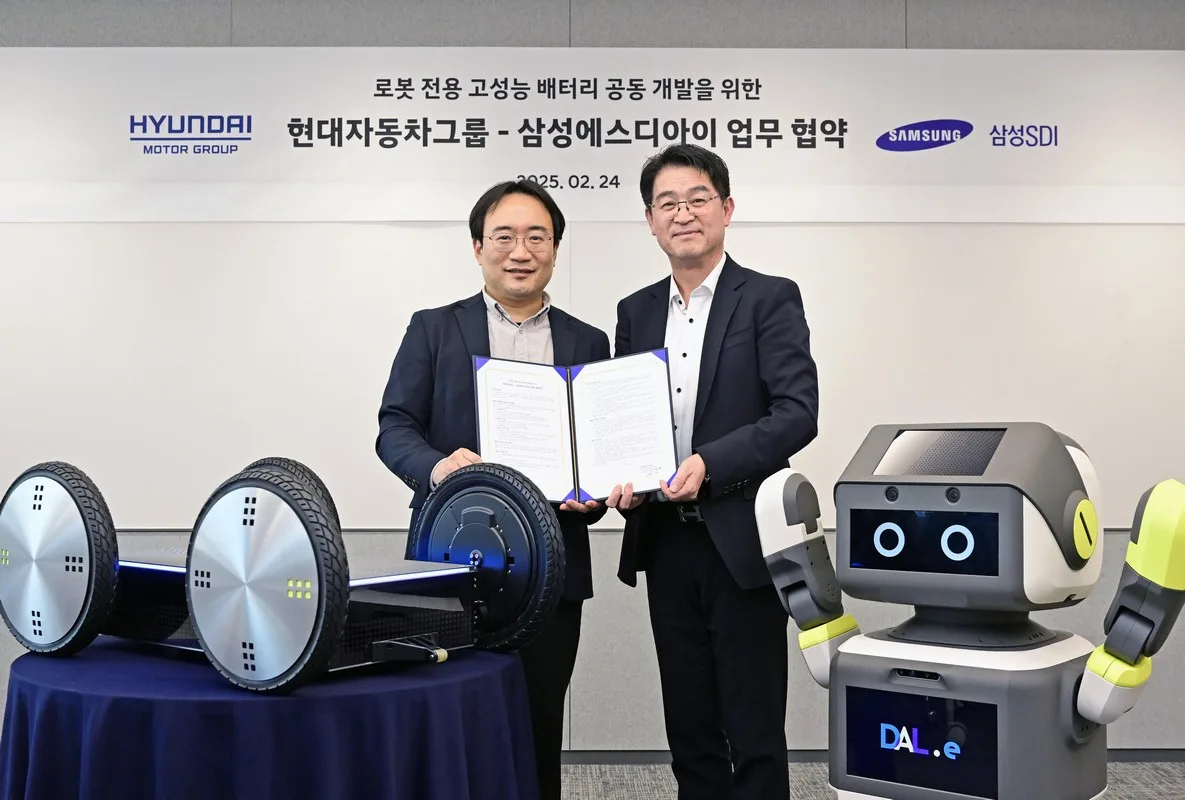 Accordo Hyundai Kia Samsung batterie Robot