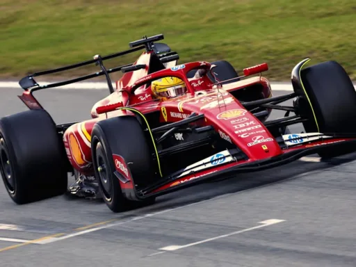 Lewis Hamilton Ferrari SF-24 Test Pirelli Barcellona 2025