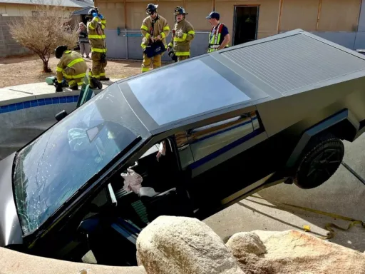 Tesla Cybertruck Piscina Arizona