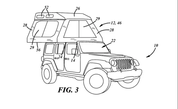 Jeep tenda da tetto