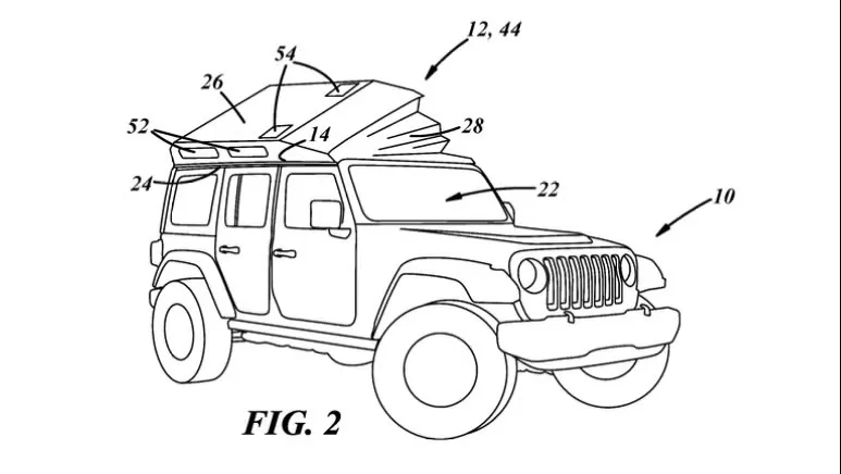 Jeep tenda da tetto