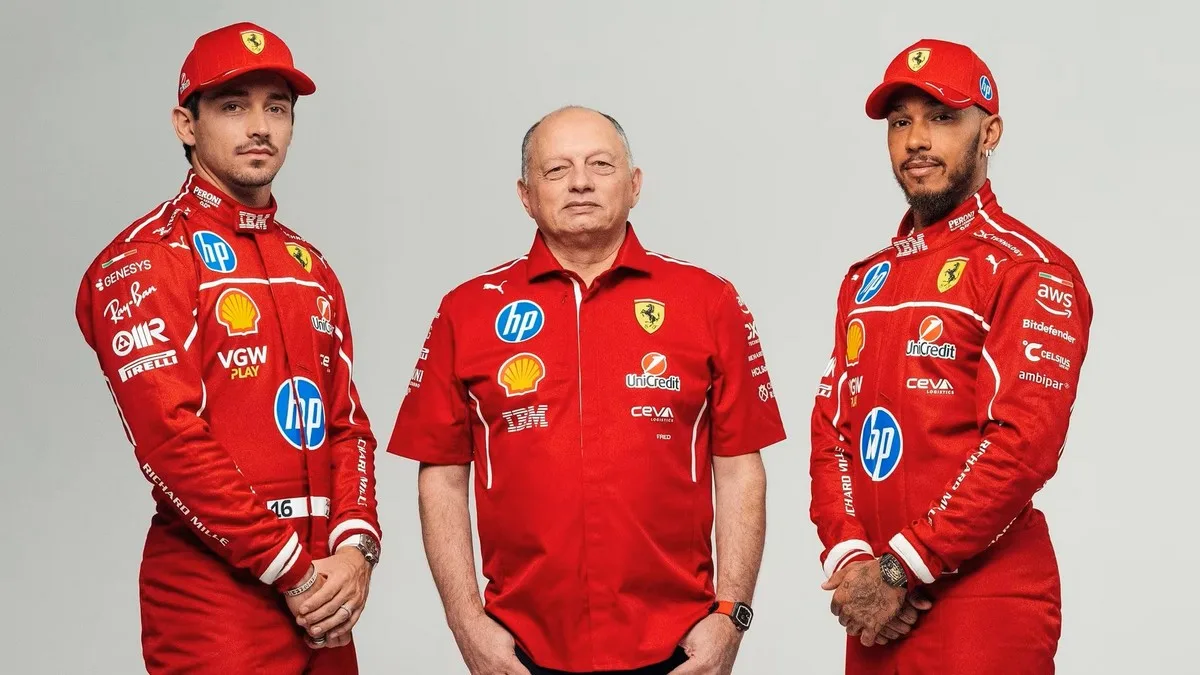 Leclerc - Vasseur - Hamilton