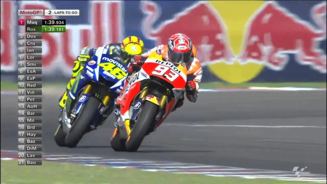 Rossi-Marquez MotoGP Argentina 2015